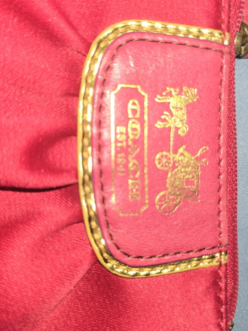 Coach compact coin